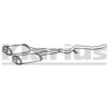 KLARIUS 250088 Middle Silencer